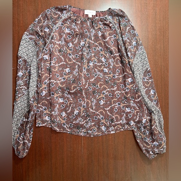 Evereve Tops - Evereve Multicolor Paisley Blouse